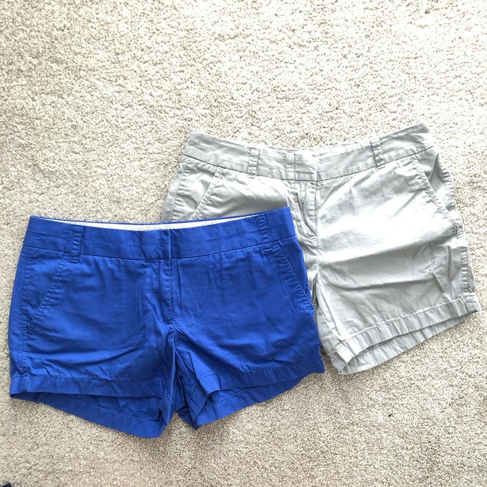 2 Pair of J Crew Chino Shorts